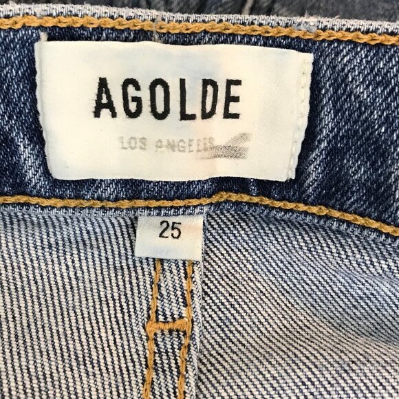 Agolde 90's Pinch Waist Jeans Size 25 - Picture 7 of 8